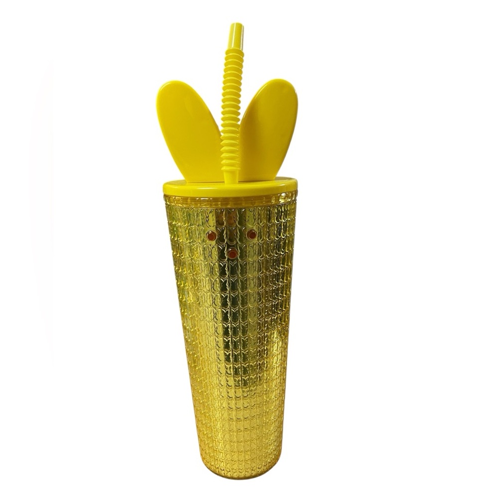 Peeps Yellow Shiny Bunny Double Wall Tumbler 24.5 OZ
